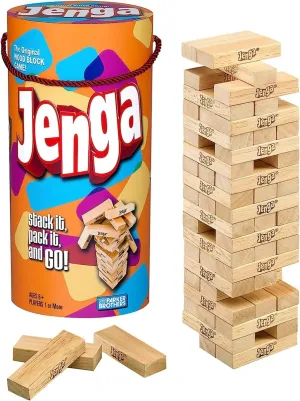 Jumbo Jenga Classic Wooden Blocks Stacking Tumbling Tower