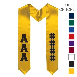 KDR Pick Your Own Colors Graduation Stole