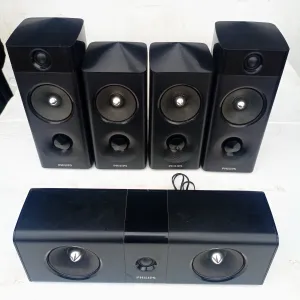 Philips HTB4510/HTB5510D 4ohms 5.0ch Surround Speakers - Foreign Used